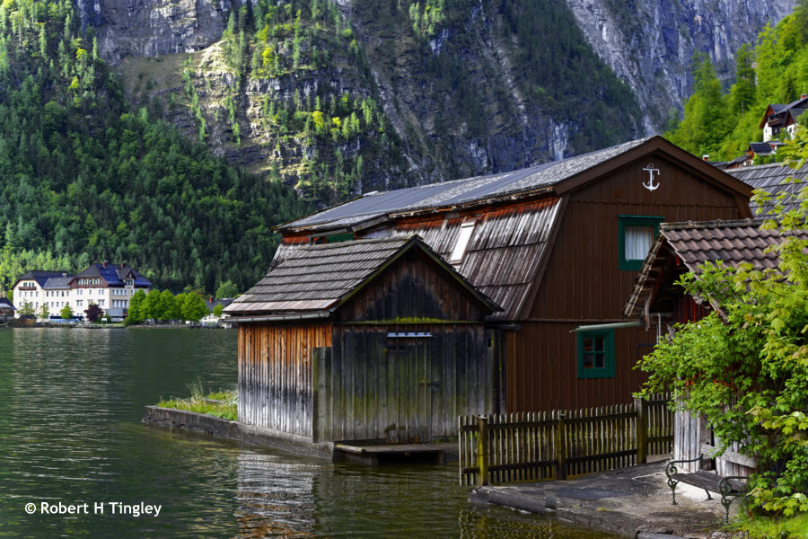 Boathouse on Hallstatter See